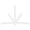 Ekena Millwork Alberta Architectural Grade PVC Gable Bracket, 108"W x 72"H x 2"D x 6"F, 16/12 Pitch GBP108X72X0206ALB00 - alternate 4